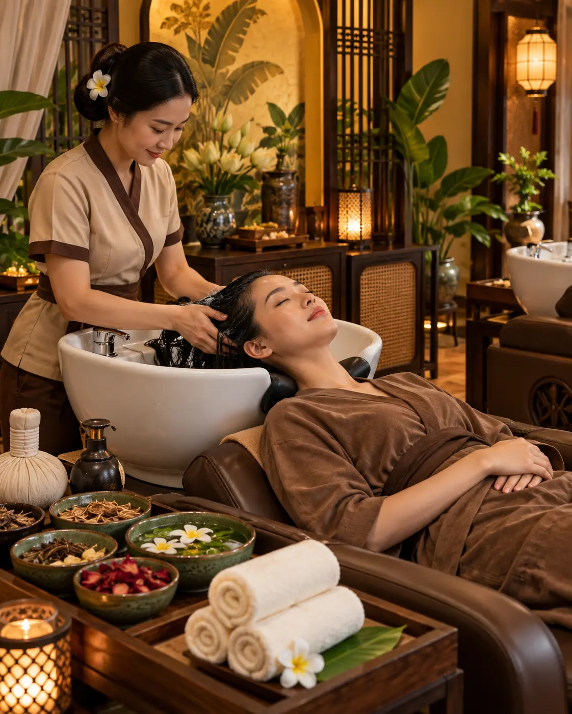 Gội đầu dưỡng sinh